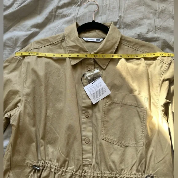 Uniqlo x JW Anderson collaboration canvas dress Sz Small/ fits boxy 100% cotton - Picture 6 of 8